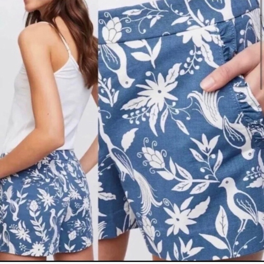 LOFT bird shorts size 4